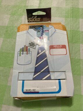 Sticko funny name tag stickers-30 pieces- EK Success